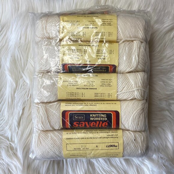 Lot of 10 Sears Sayelle Yarn - Picture 1 of 4